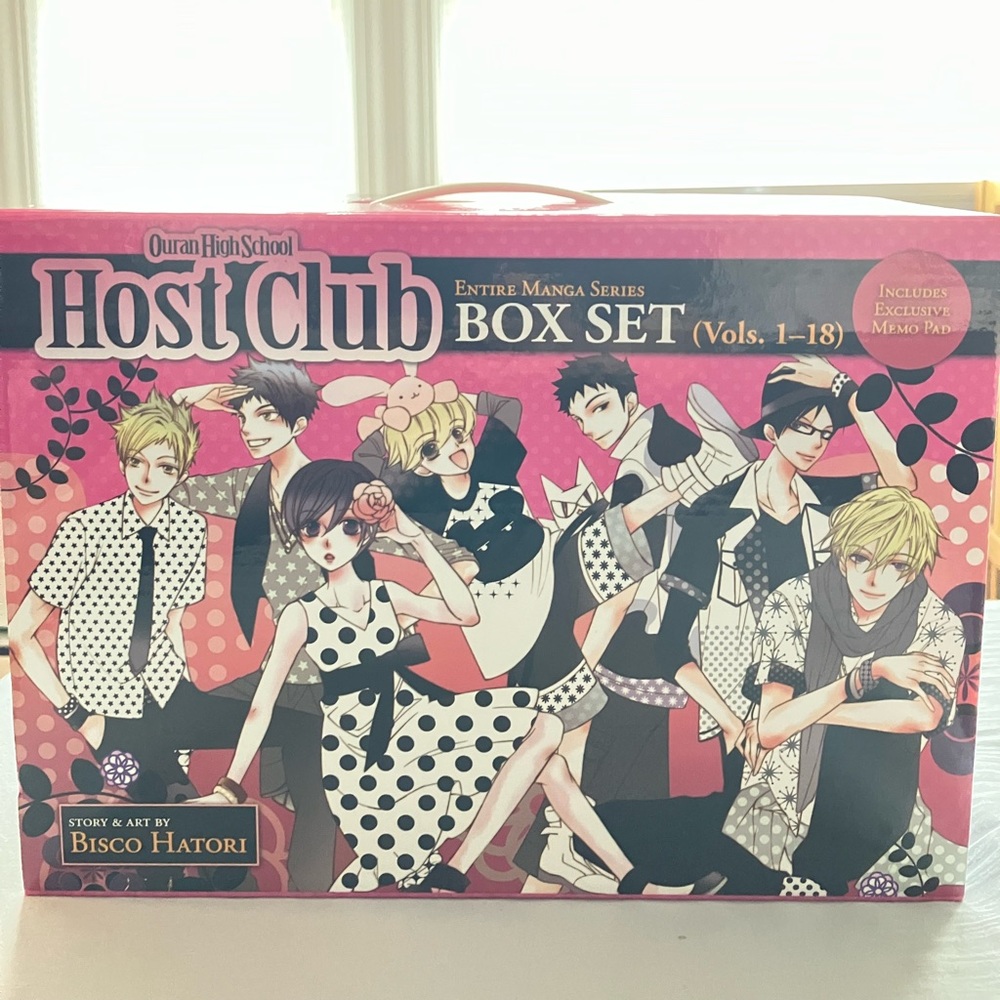 OuranHighSchool Hot Club entire manga series box set plus exclusive memo pad
